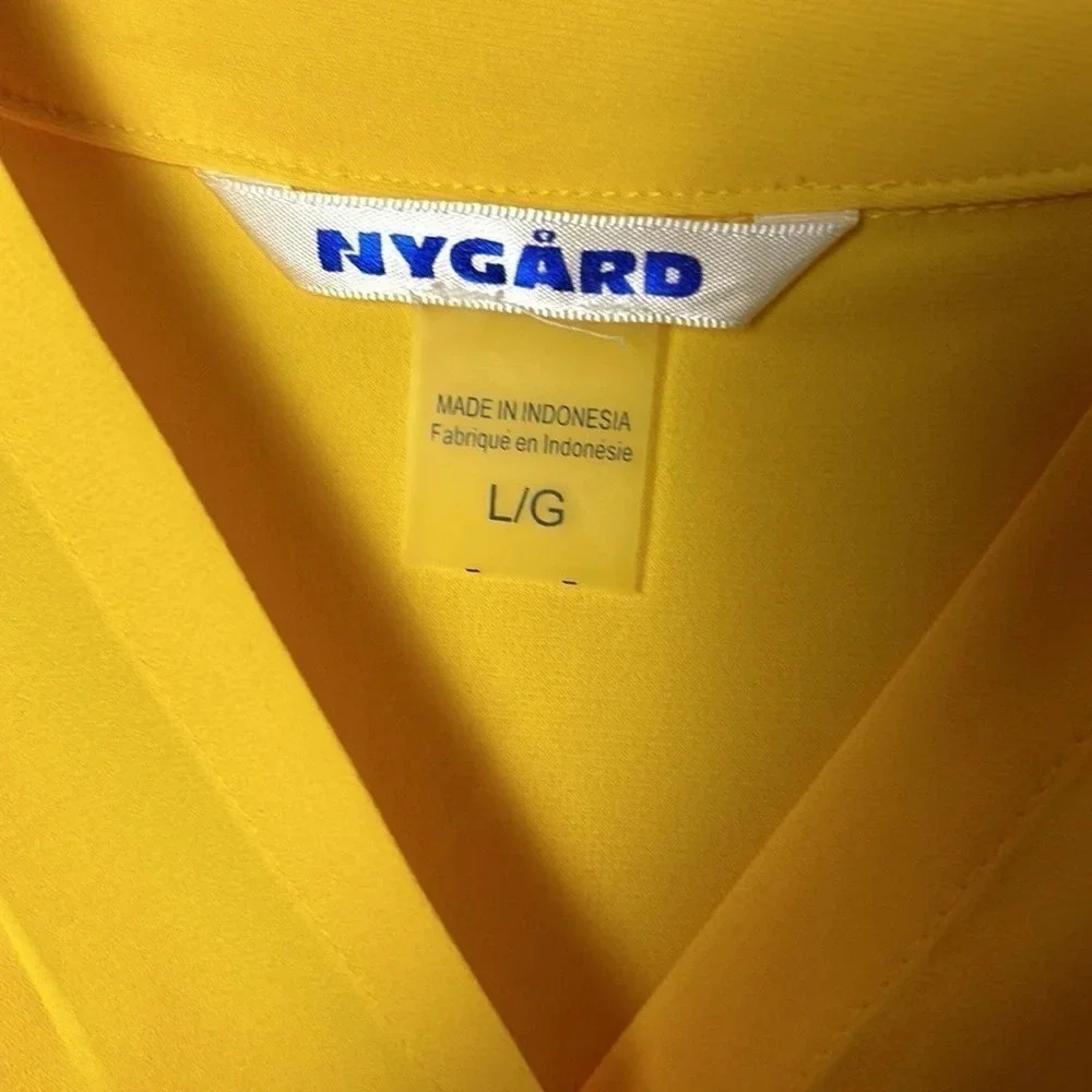 Y2K NWT Nygard blouse ,S/M &L , sheer smock,sleeveless chiffon type blouse.EC - Picture 3 of 10